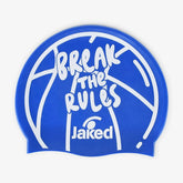 Cască de înot din silicon, copii 7+ ani / adulti, albastru - Jaked Ball